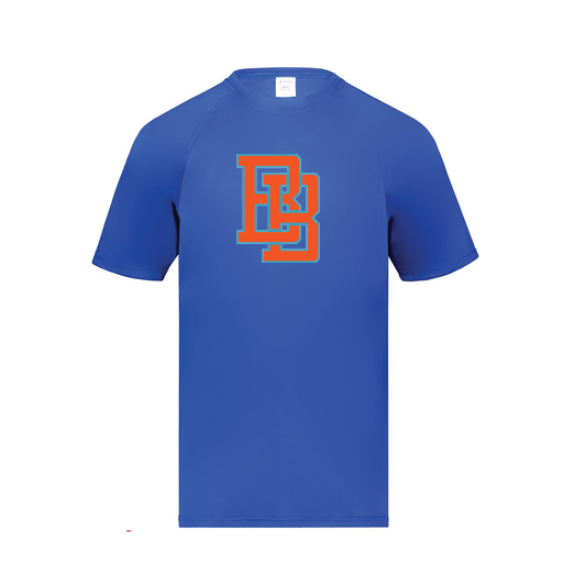 [2791.060.S-LOGO1] Youth Smooth Sport T-Shirt (Youth S, Royal, Logo 1)