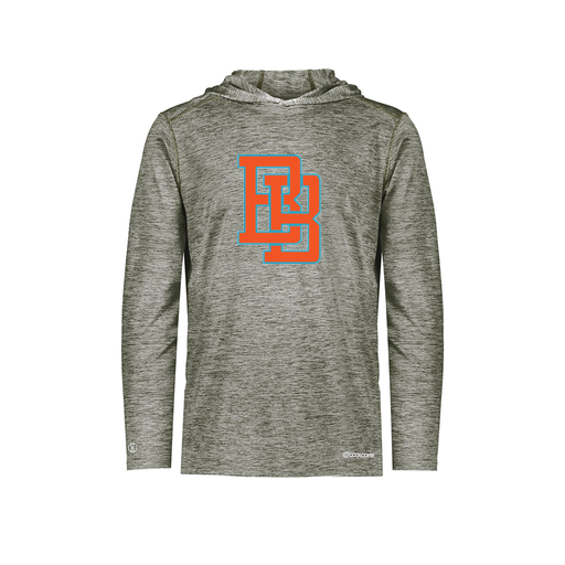 [FOLHCGGY-YS-LOGO1] Decker Youth Charge Hoodie (Youth S, Gray, Logo 1)