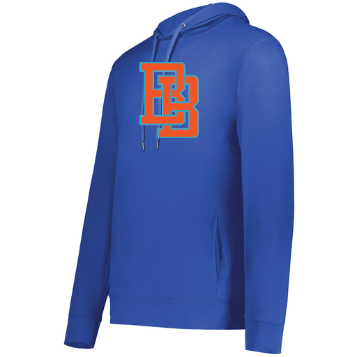 [222598.060.S-LOGO1] Men's Ventura Thin Knit Hoodie (Adult S, Royal, Logo 1)
