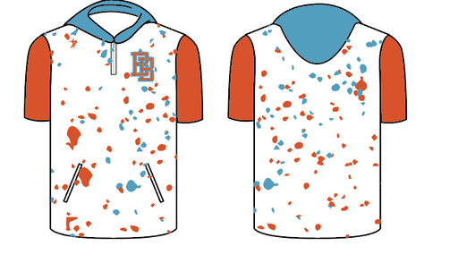 Ballers - Short Sleeve White Splatter Cage Jacket